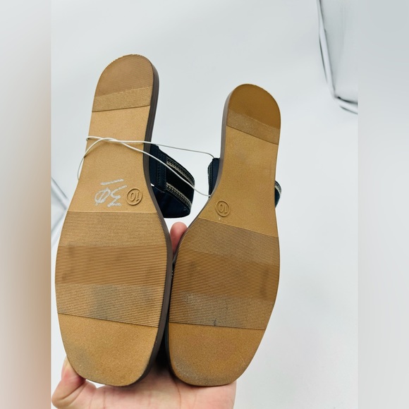 STEVE MADDEN NAVY PARIS Vakaction SLIDE SANDALS NEW 10 - Picture 5 of 7